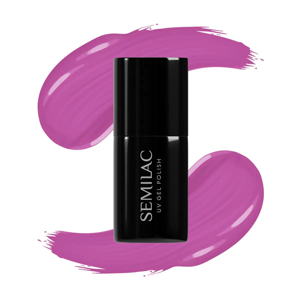 Semilac UV Hybrid Βερνίκι Νυχιών, 601 Neon Pink Crush