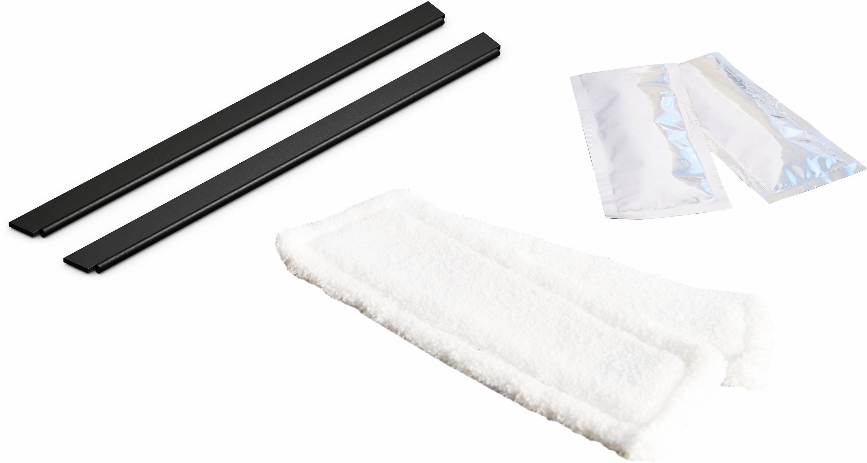 AEG Fensterreiniger ABPK 01 WX7 Zubehör-Set, je 2 Wischbezüge, Abziehlippen und Konzentrat