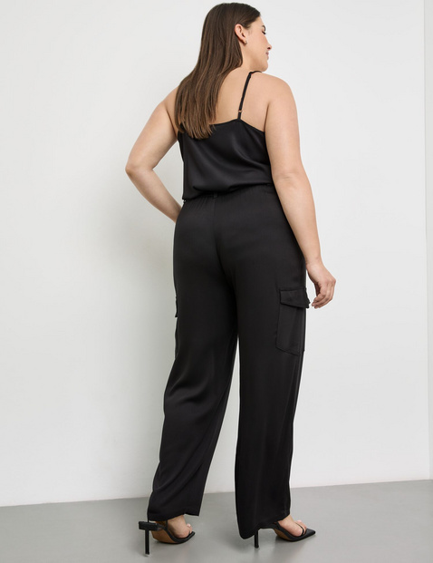 Elegante Cargohose mit fließendem Fall Carlotta