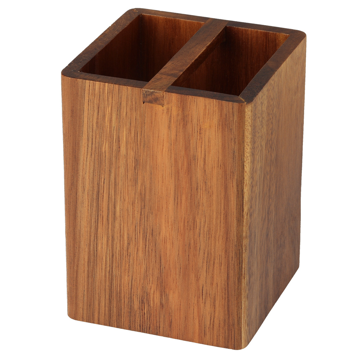 Utensilienhalter in Holz-Optik