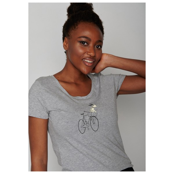 GreenBomb - Women's Bike Dog Basket (Loves) - T-Shirt
