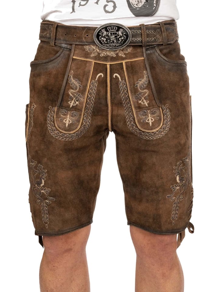 MADDOX Lederhose KOCHELSEE in kastanie günstig kaufen