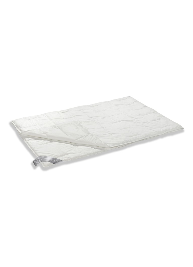 Couette duo 4 saisons Vandyck Fibersoft en satin de coton avec garnissage en fibres creuses de polyester
