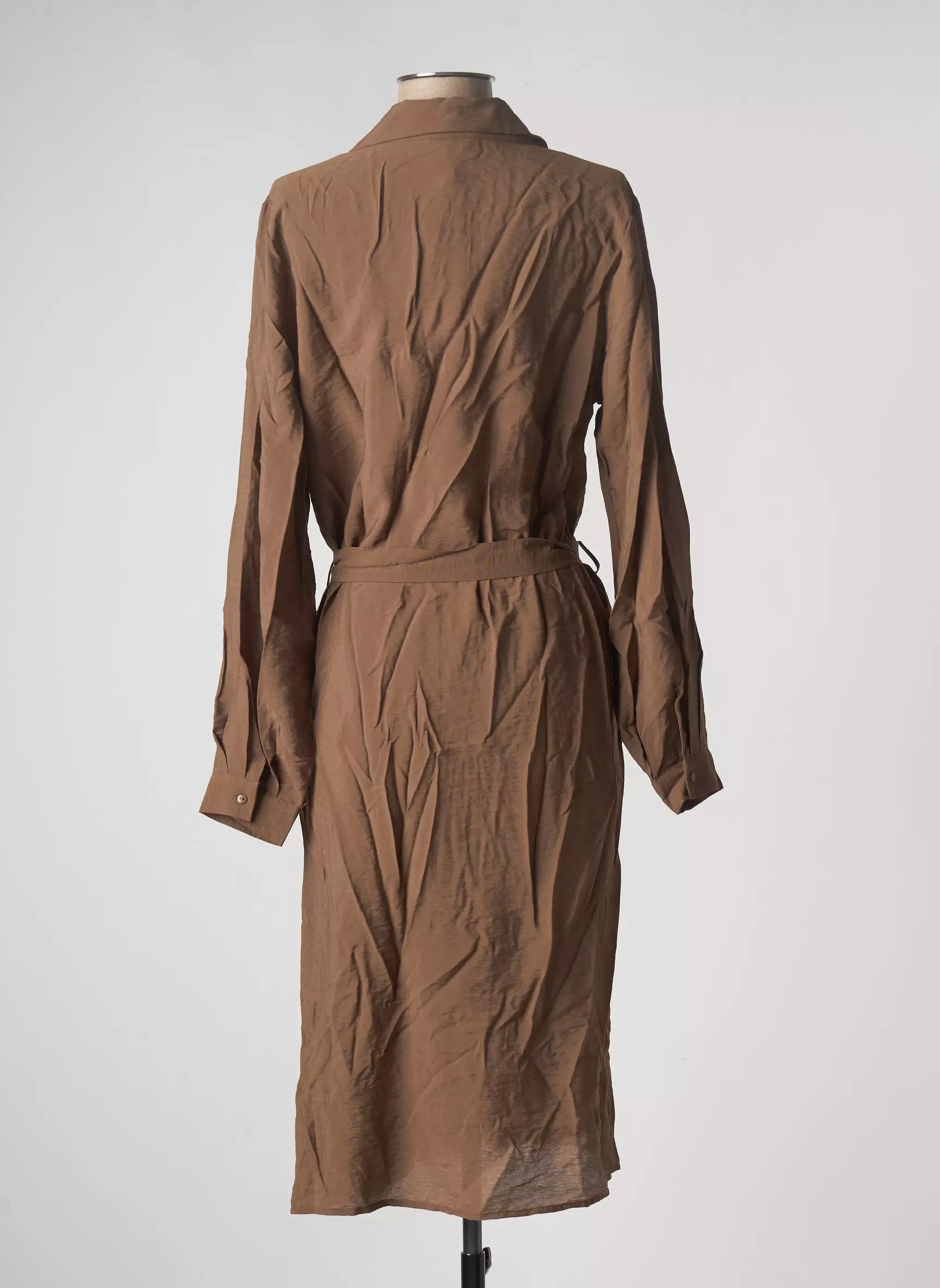 Object Robes Mi Longues Femme couleur marron
