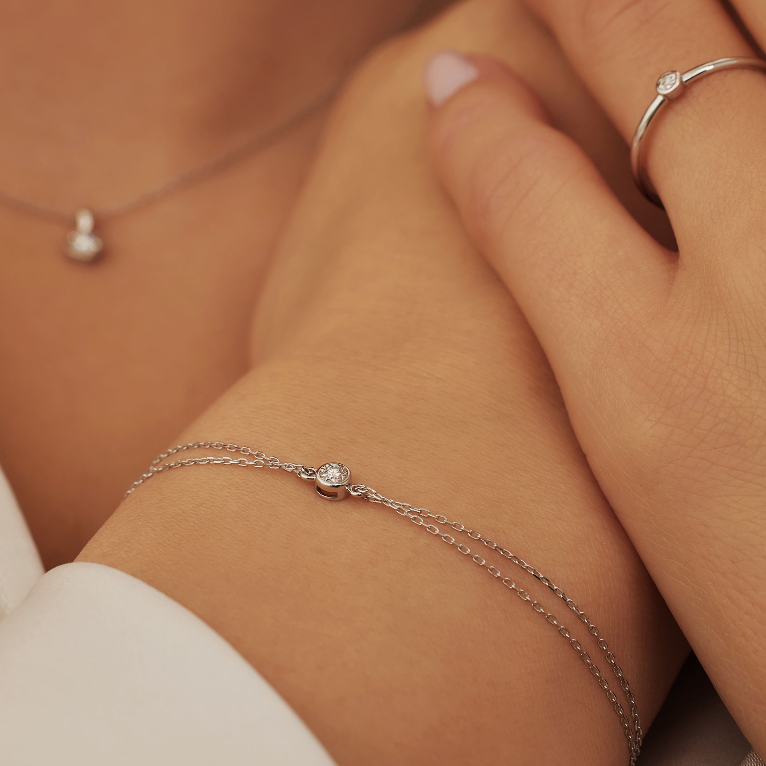De la Paix Armband - 585 Gold / 14 Karat Gold