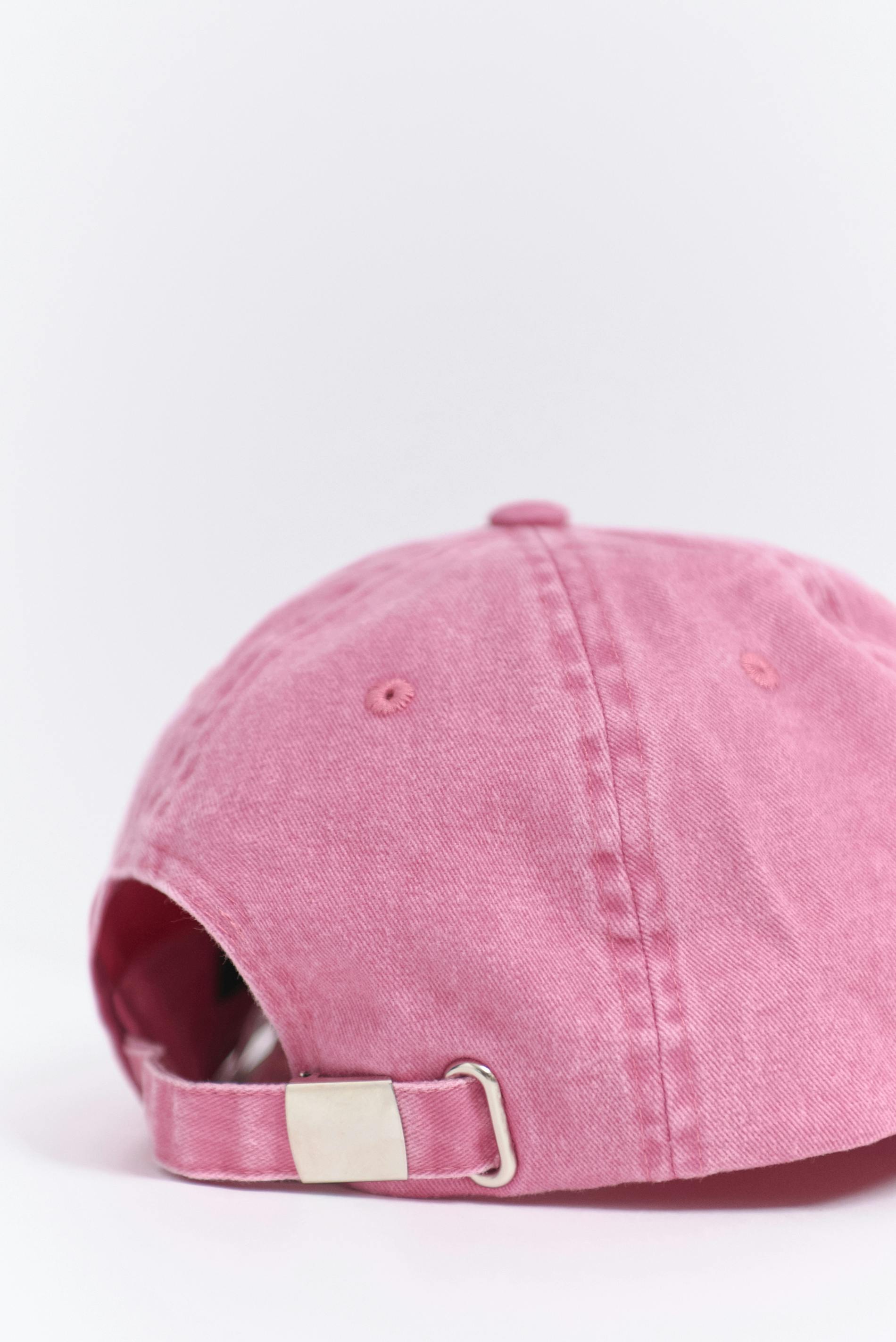 Washed cotton cap