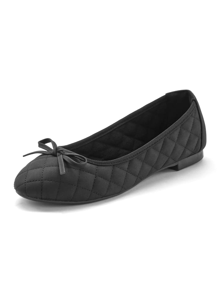 LASCANA Ballerina in schwarz günstig kaufen