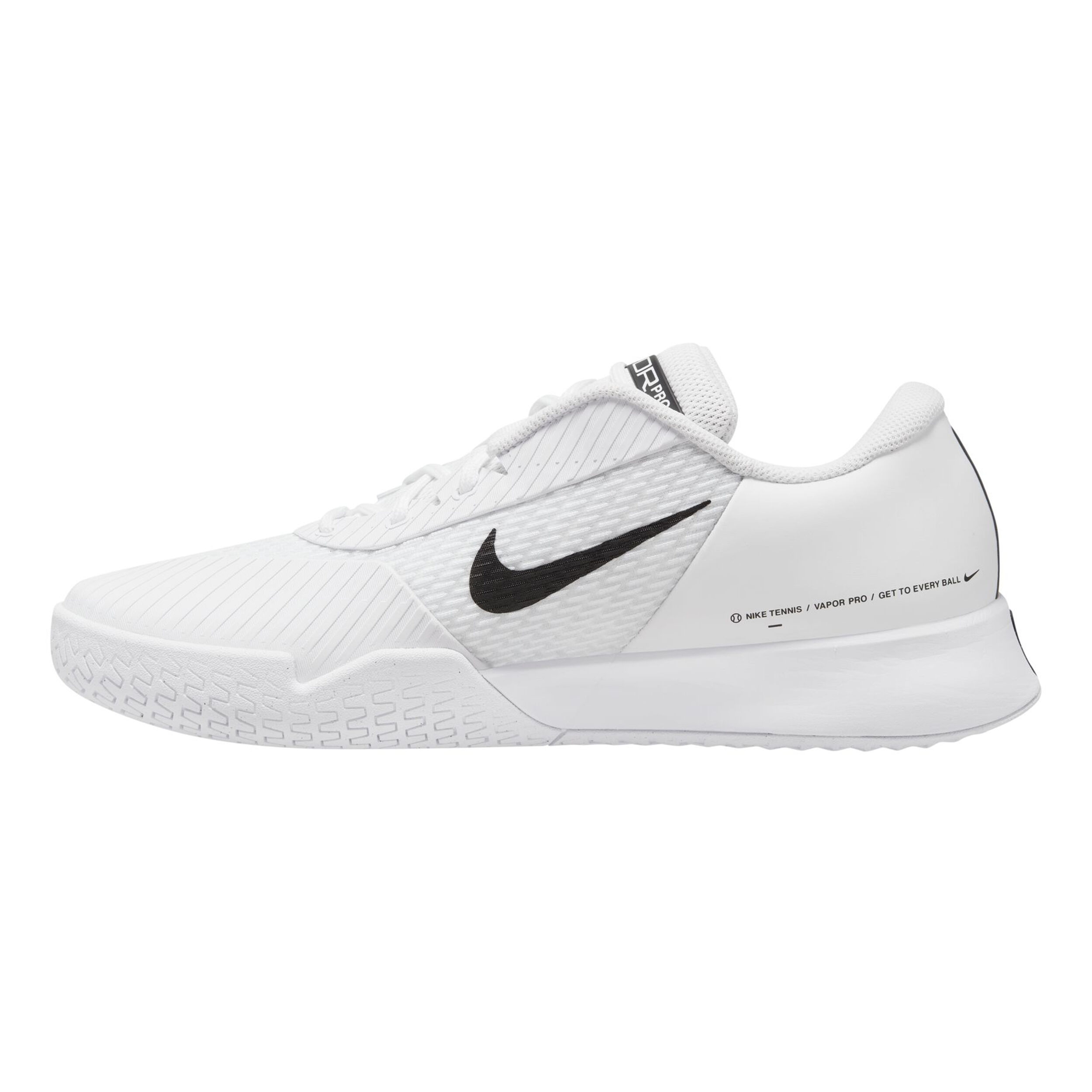 Air Zoom Vapor Pro 2 Allcourtschuh Herren - Weiß, Schwarz