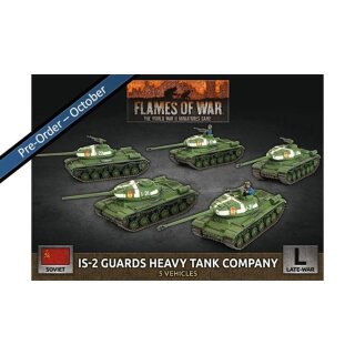 IS-2 Guards Heavy Tank Company (x5 Plastic)