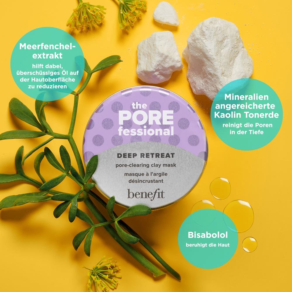 Benefit Masken The POREfessional Deep Retreat - Poren klärende Tonerde-Maske