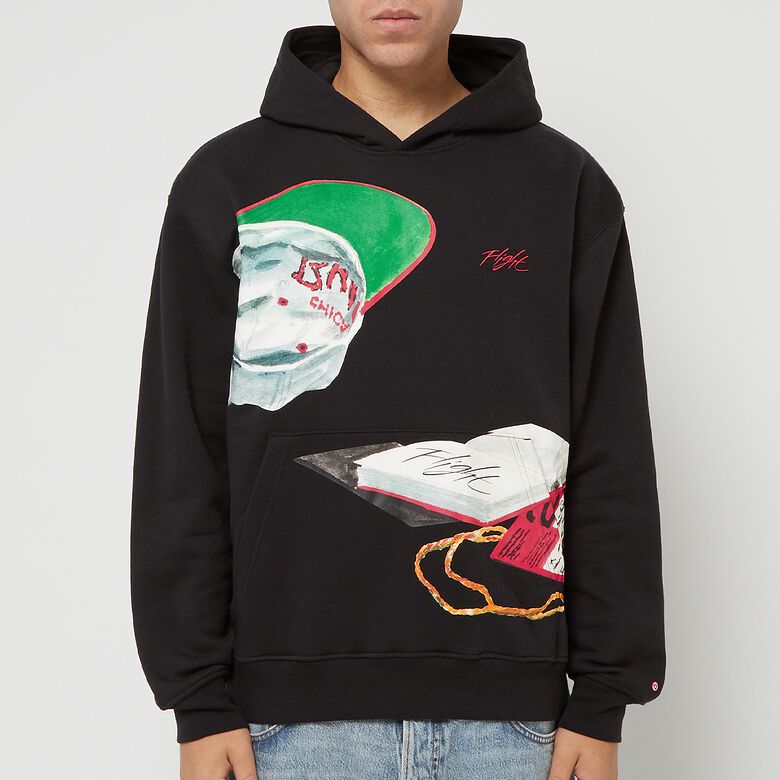 JORDAN Flight Artist Fleece PO black/sail/university red