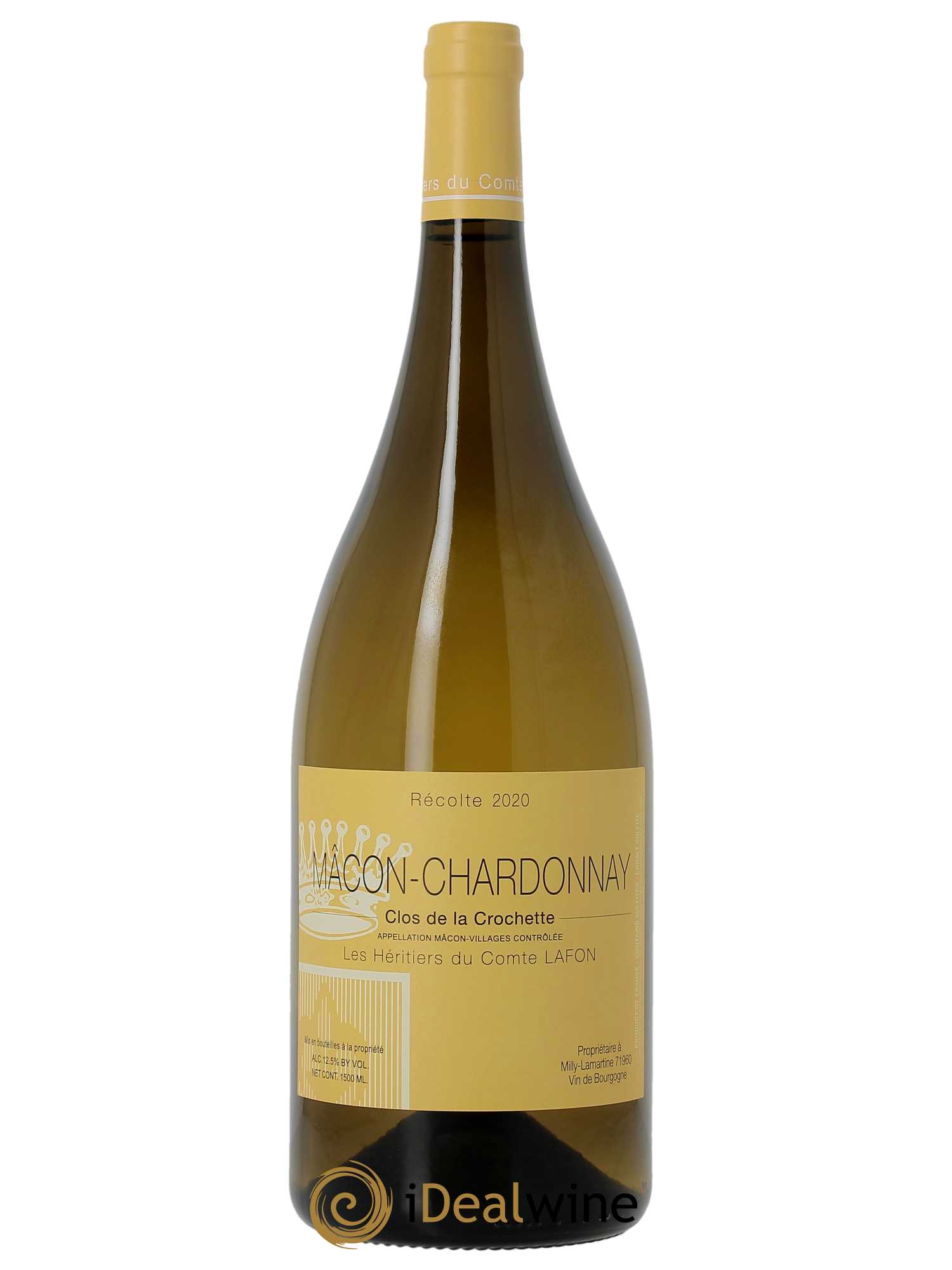 Mâcon Clos de la Crochette Héritiers du Comte Lafon (Domaine des)  2020 - Lot de 1 Magnum