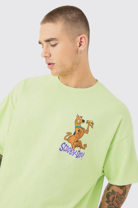 Oversize T-Shirt mit lizenziertem Scooby Doo Print