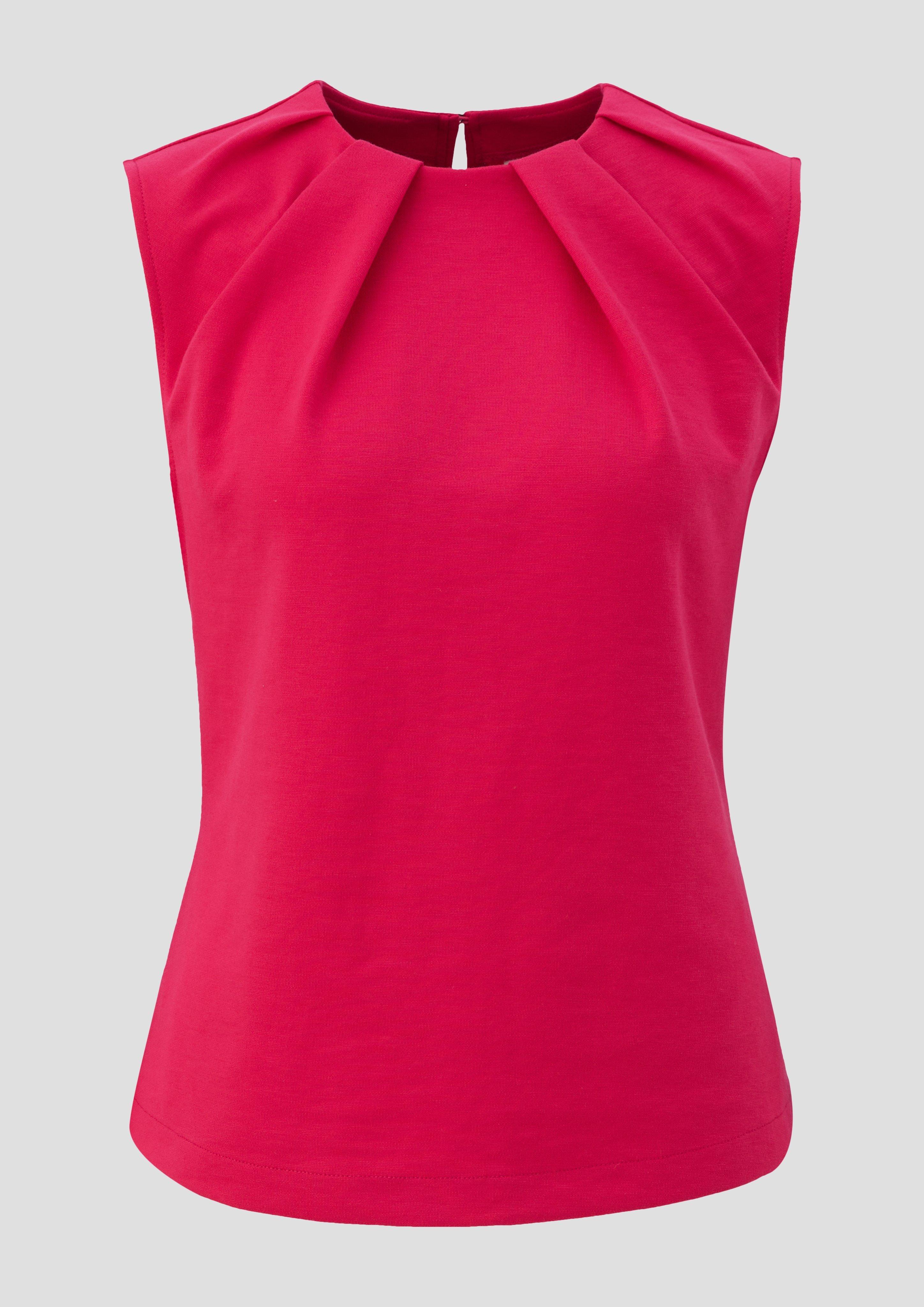 Ärmellose Bluse aus Jersey  2140832-4554