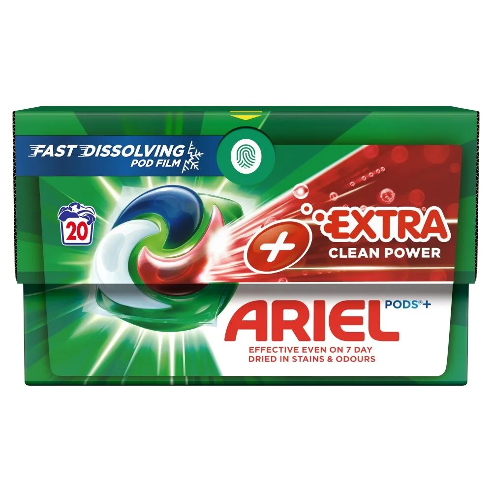 „Ariel Extra Clean“ skalbimo kapsulės