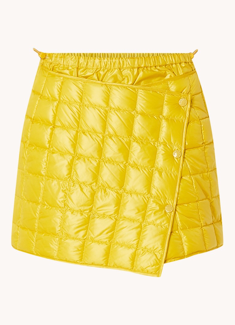Moncler  Minirok met donsvulling en quiltpatroon