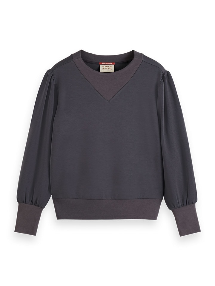 Scotch & Soda Sweatshirt in Anthrazit günstig kaufen