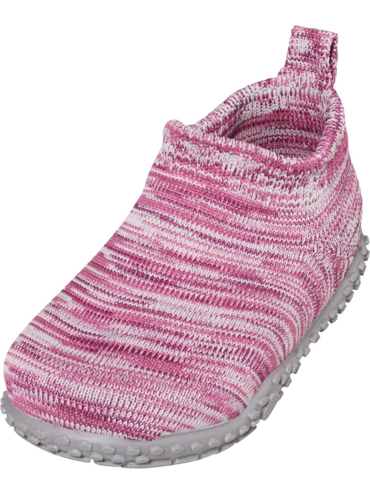 Playshoes Hausschuh Strick in Pink günstig kaufen