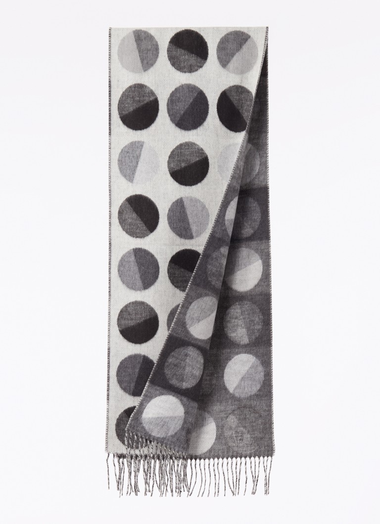 Fraas Scarf with polka dot print 180 x 35 cm