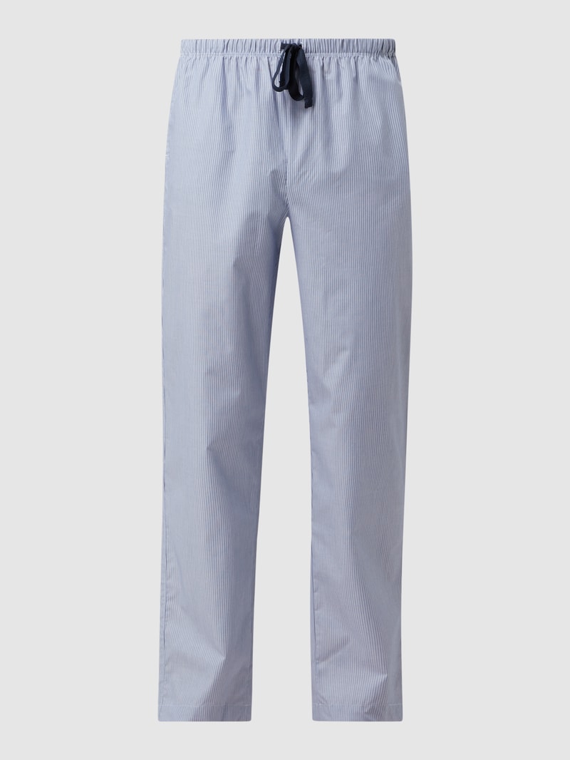 Pyjama-Hose aus Baumwolle in blau