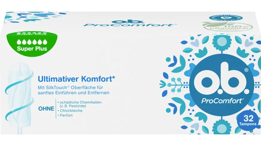 O.B. Tampons ProComfort Super Plus 32er