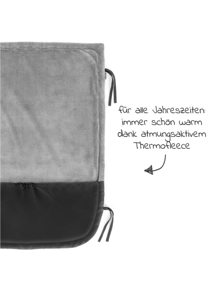 Zamboo Universal Fleece-Decke / Beindecke für Kinderwagen in grau günstig kaufen onesize
