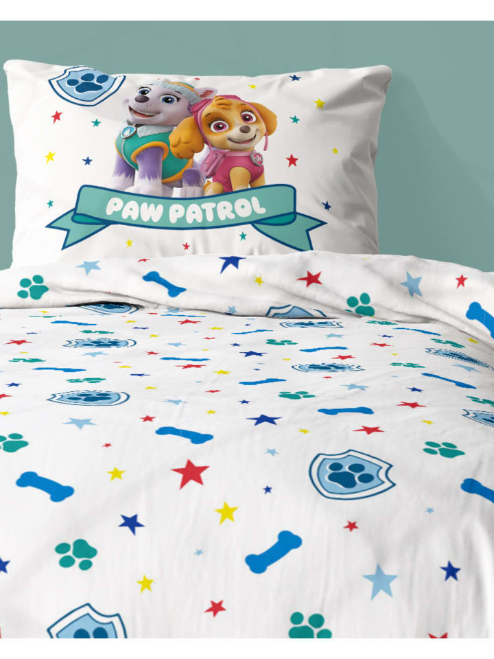 Paw Patrol Bettwäsche-Set Biber/Flanell 