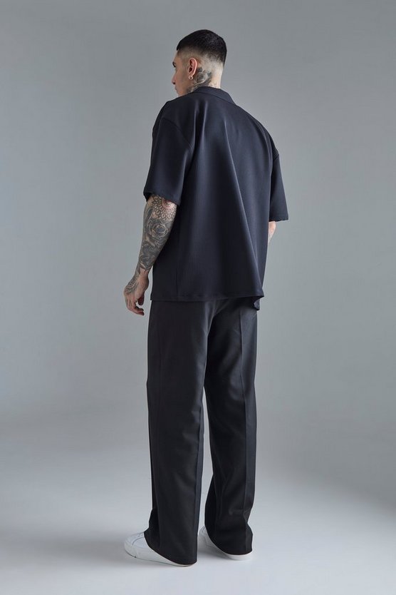 Tall gerade Hose mit Seitenstreifen