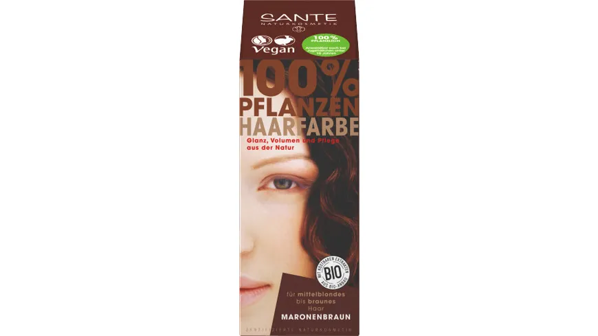 SANTE Pflanzen Haarfarbe 100 g Maronenbraun - Maronenbraun