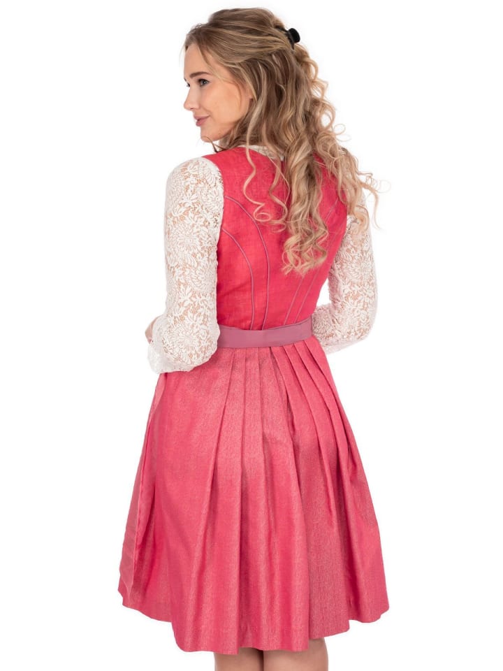 KRÜGER Midi Dirndl 115667 in pink günstig kaufen