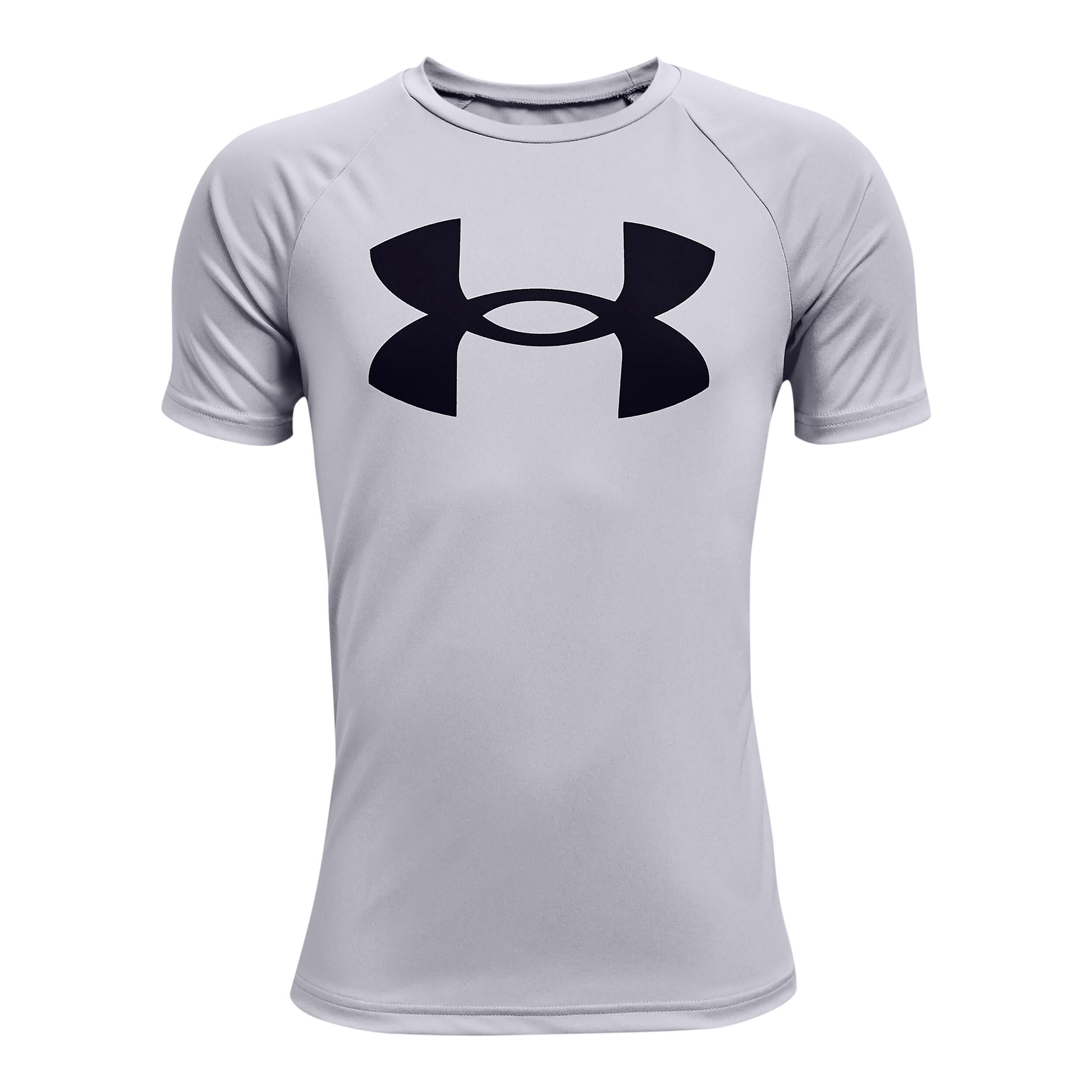 Tech Big Logo T-Shirt Jungen - Grau, Schwarz