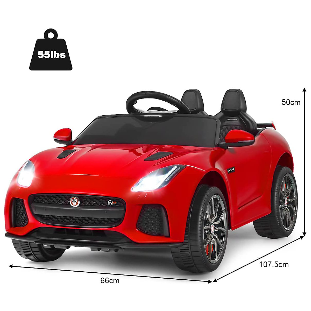 Elektroauto Jaguar mit Fernbedienung & Musik