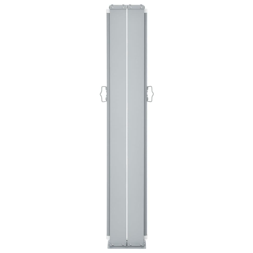 vidaXL Balkonsichtschutz Ausziehbare Seitenmarkise Braun 100 x 600 cm