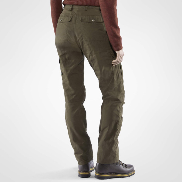 KARLA PRO WINTER TROUSERS W Damen - Trekkinghose oliv-dunkelgrün