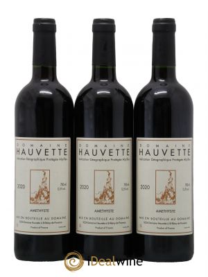 IGP Alpilles Améthyste Hauvette (Domaine)  2020 - Lot de 3 Bouteilles
