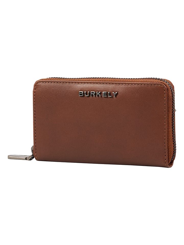 Burkely Leder-Geldbörse in Braun - (B)14 x (H)8,5 x (T)2,5 cm günstig kaufen onesize