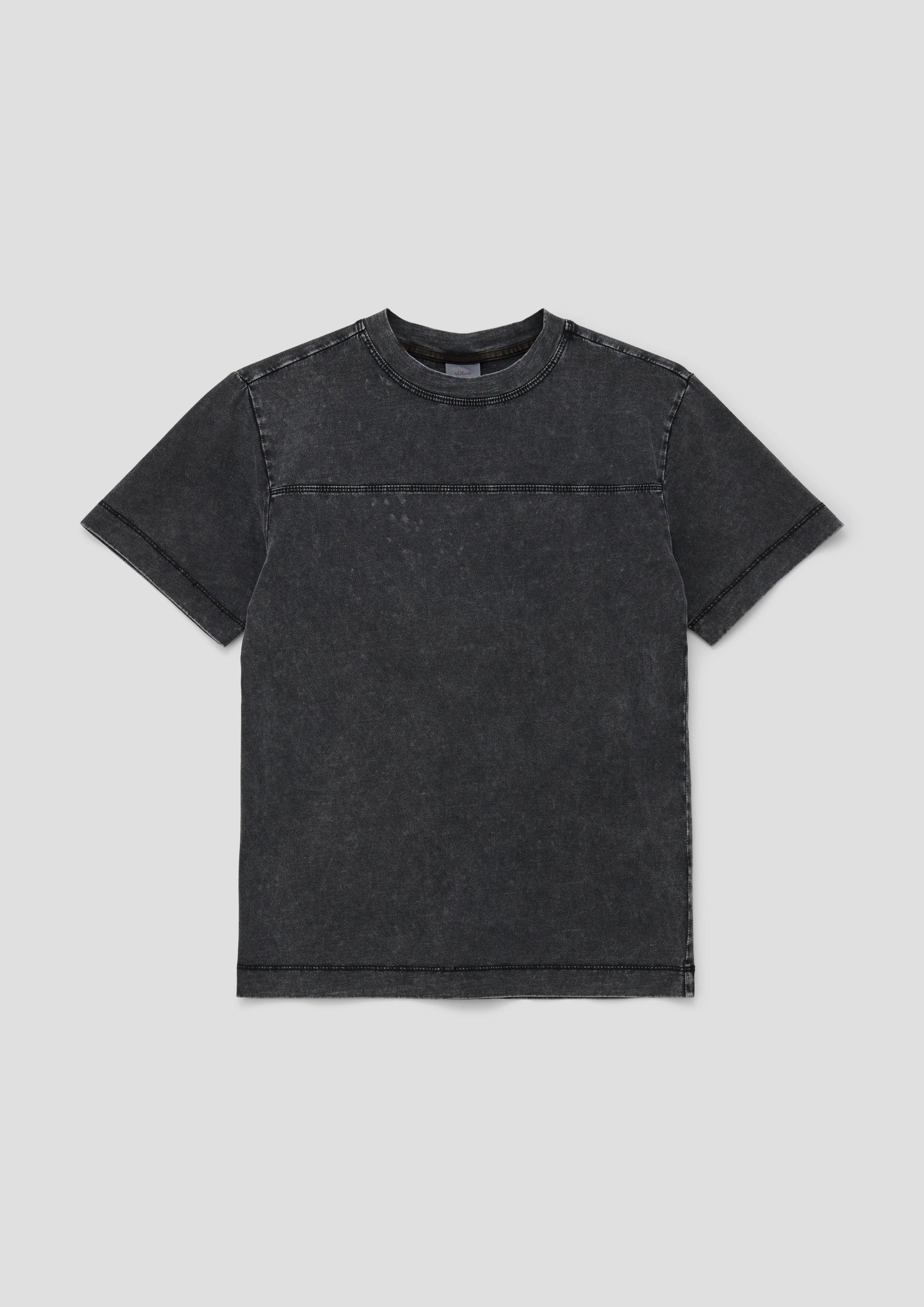T-Shirt mit Acid-Wash  2140093-9999