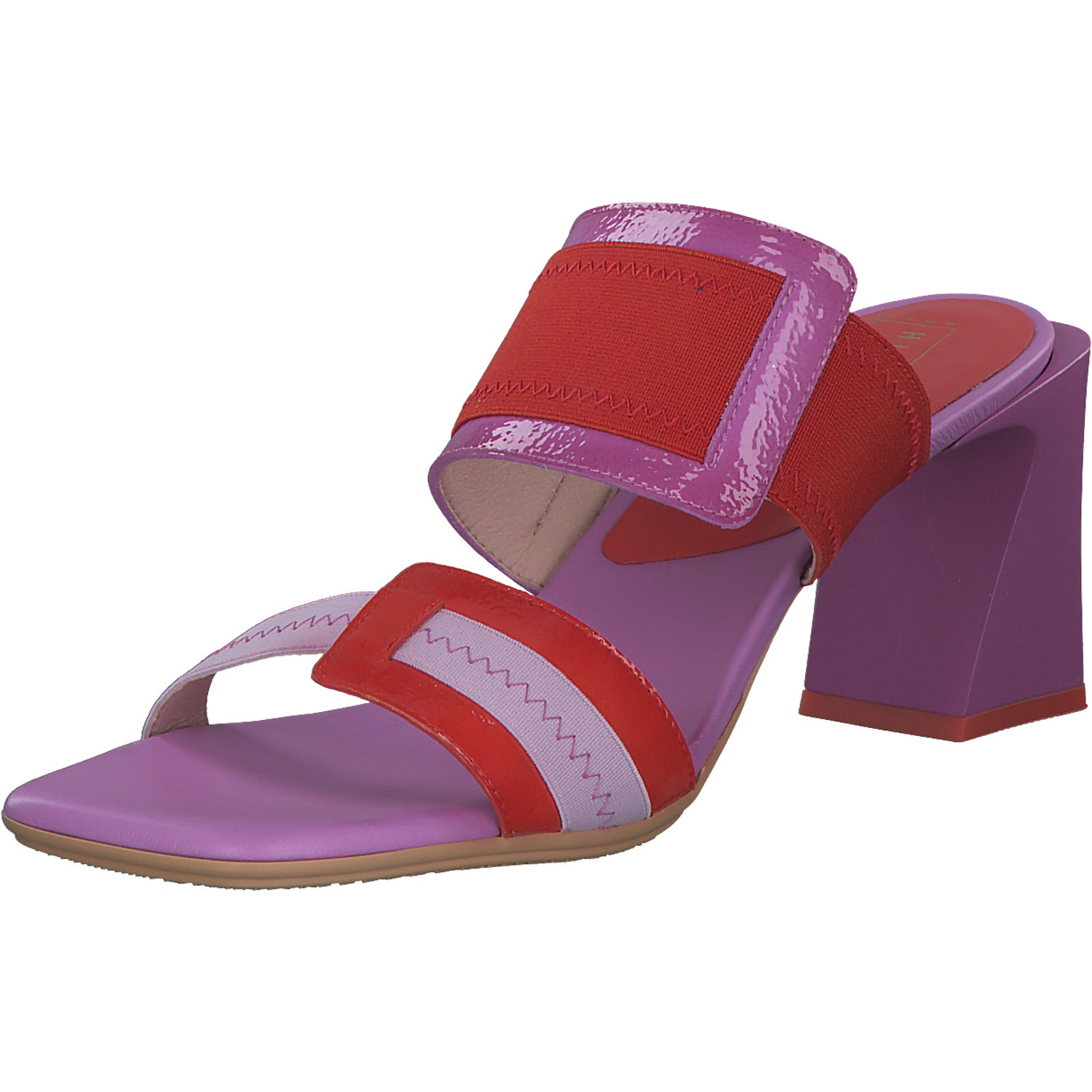 Hispanitas Schuhe Mallorca HV243327, Plateau-Pantoletten, Damen, Pink Lila