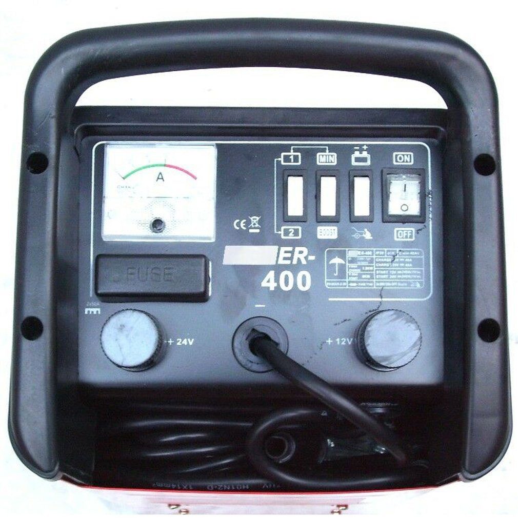 Apex KFZ STARTHILFE BATTERIELADEGERÄT 400 12V 24V BOOSTER Autobatterie-Ladegerät