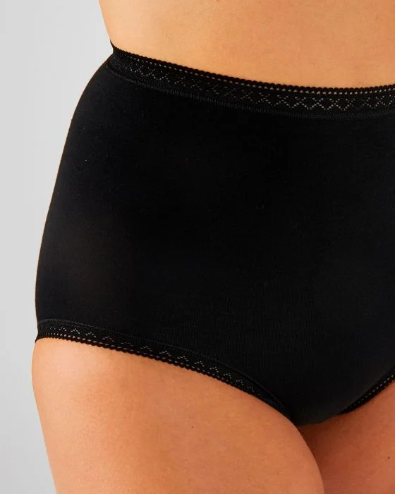 Lot de 3 culottes maxi coton stretch + 1 GRATUITE.
