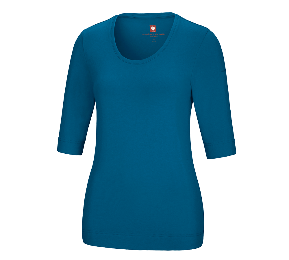 e.s. Shirt 3/4-Arm cotton stretch, Damen