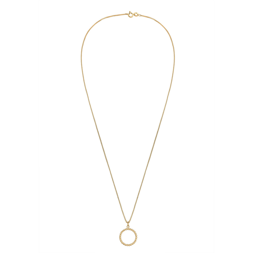 Elli Elli Collier Pendentif Cercle Rond Geo Collier Femme  (925/1000) Argent Bijoux