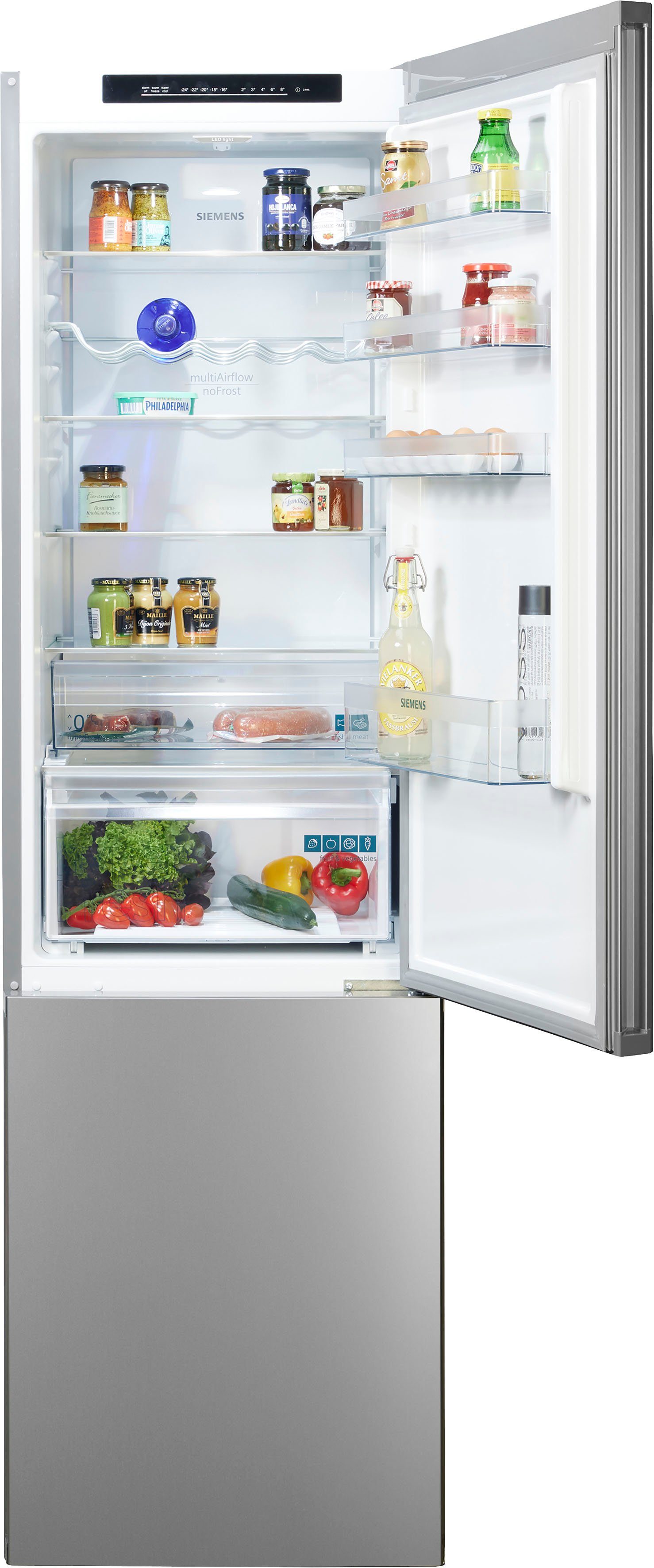 SIEMENS Kühl-/Gefrierkombination KG39N2LCF, 203 cm hoch, 60 cm breit