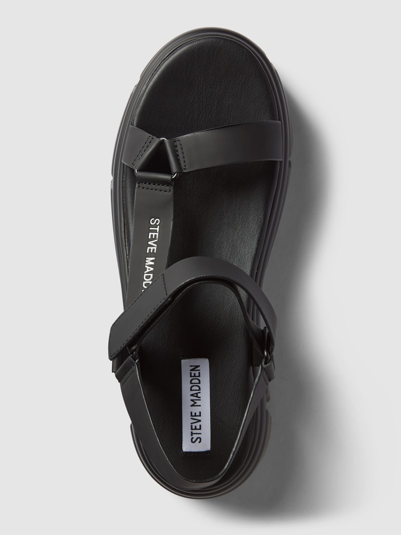Sandalen mit Label-Detail Modell 'ASSERTIVE' in schwarz