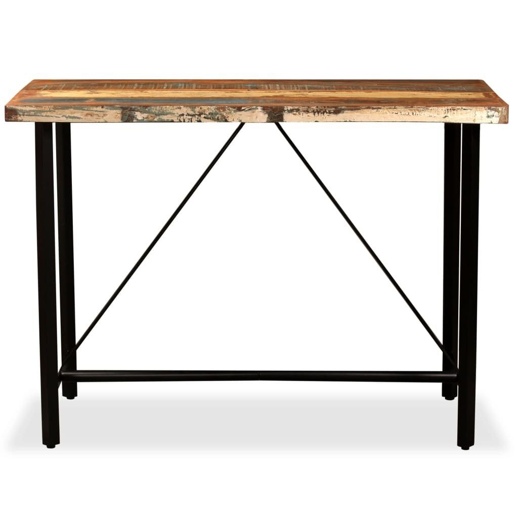 möbelando Stehtisch 295480 (LxBxH: 120x60x107 cm), aus Massivholz in recycle Optik
