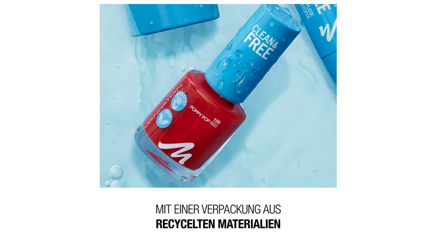 MANHATTAN COSMETICS Nagellack Clean & Free 169 - Sapphire Soar / Desert Bluebell