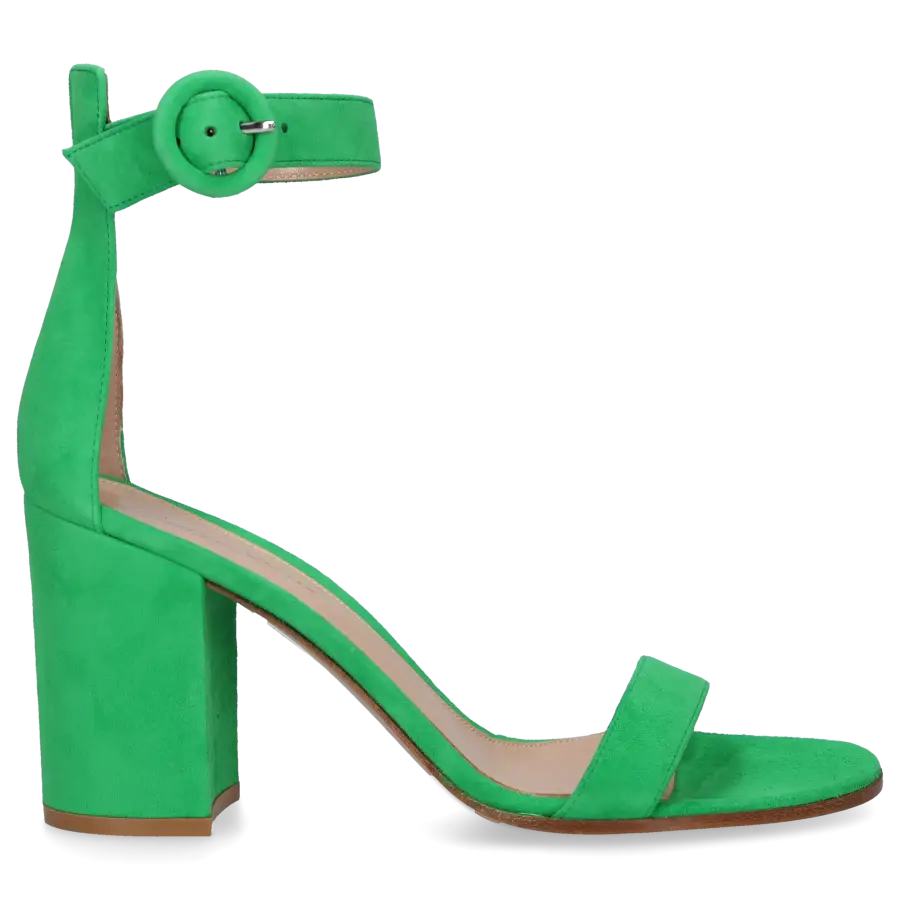 Gianvito Rossi - Sandalen VERSILLA 85 Veloursleder - grün
