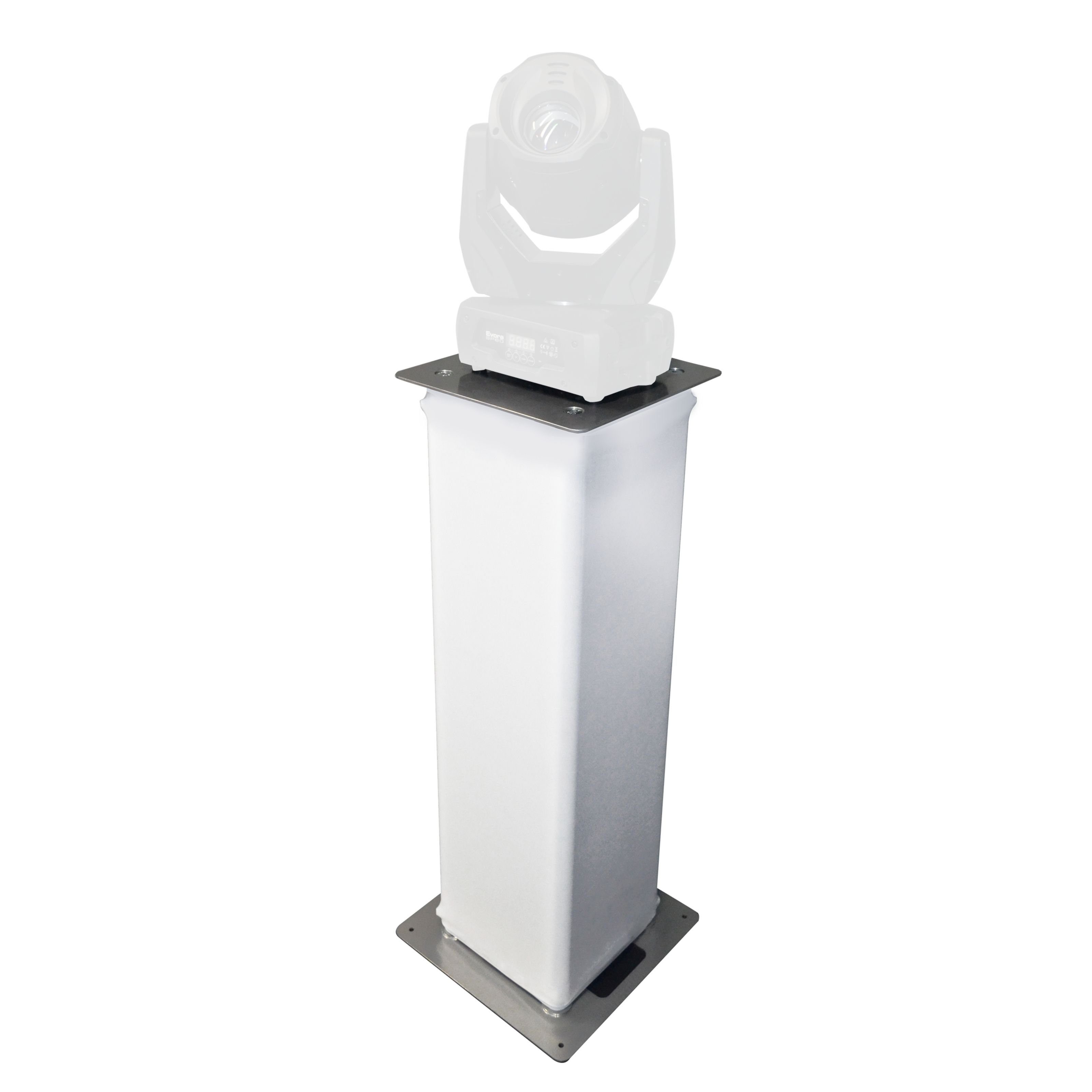 lightmaXX Gerüst, On-Stage Tower 1,5m, weiß inkl. 4xPipe,2xBase1xHusse B1