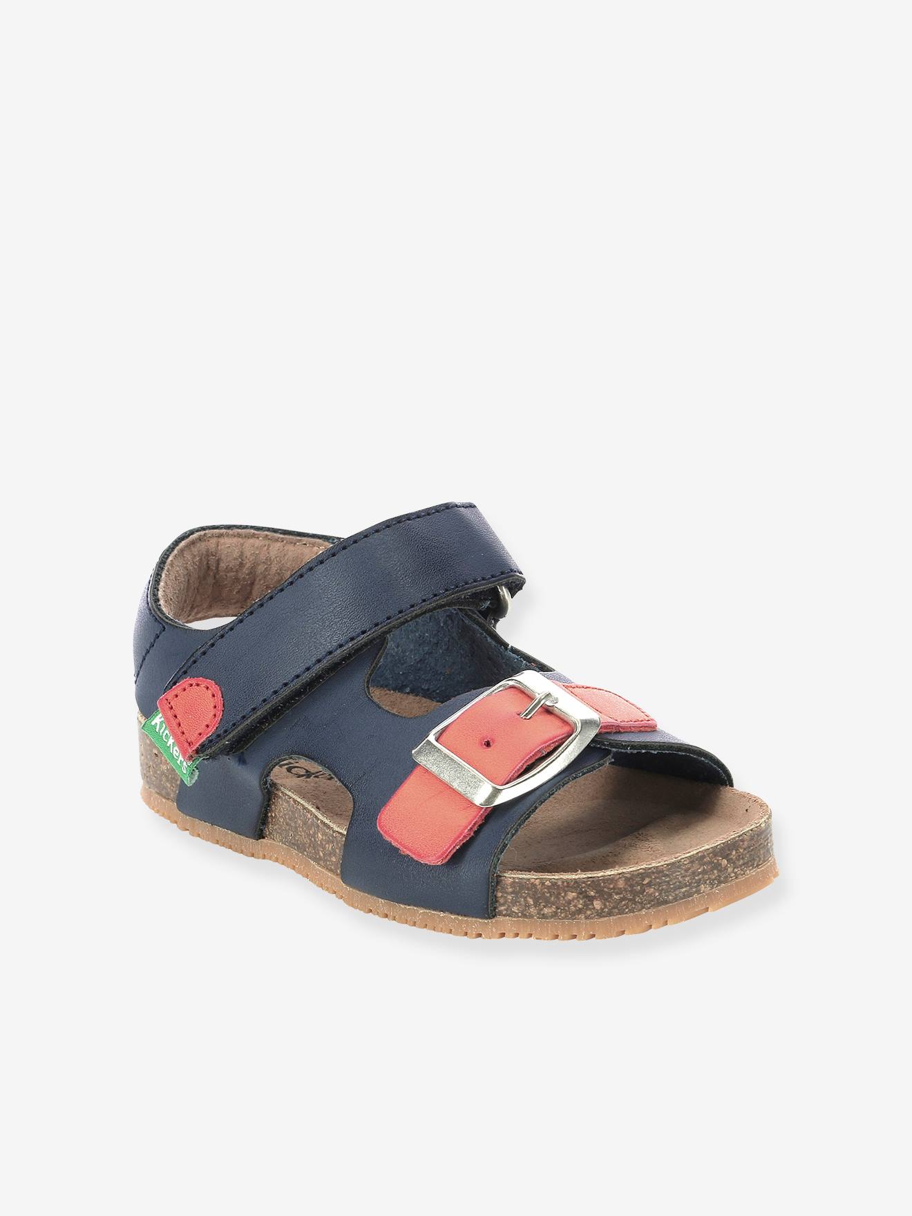 Sandales garçon Fuxio Fuxi KICKERS® marine orange