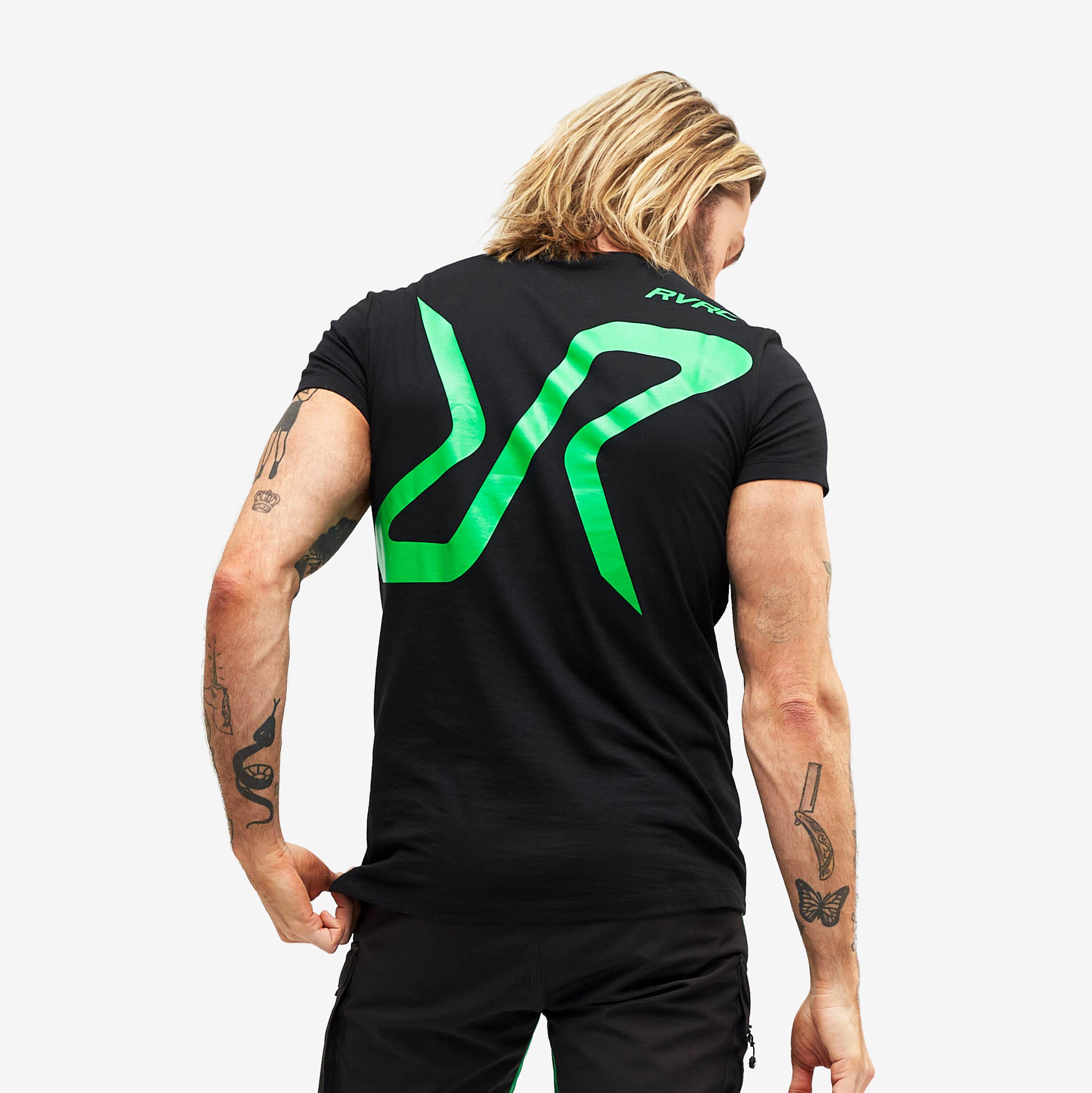 Fat Logo Tee 2.0 Homme Black/Green